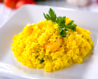 saffraan-risotto